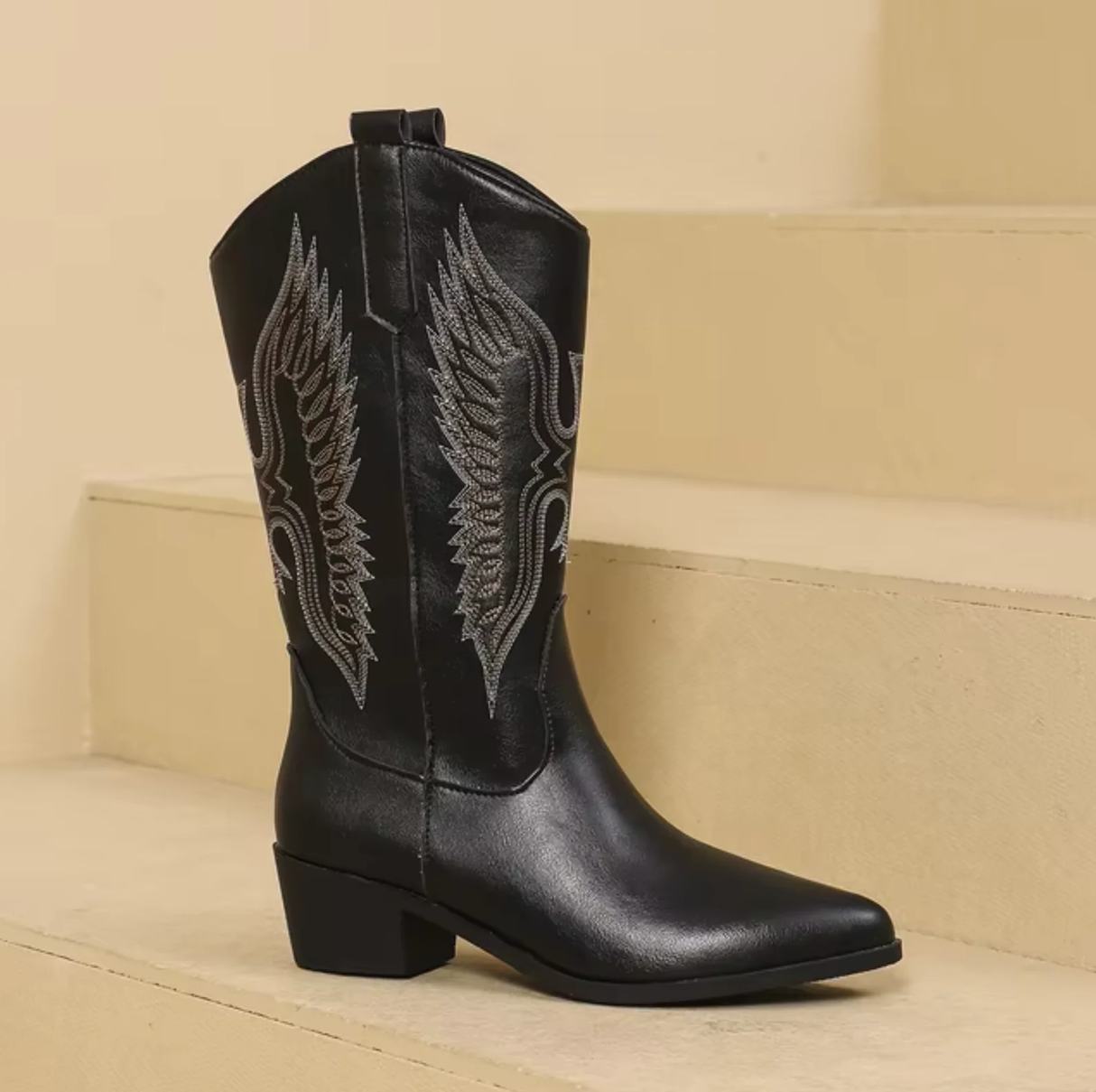Western-Stiefeletten mit Blockabsatz