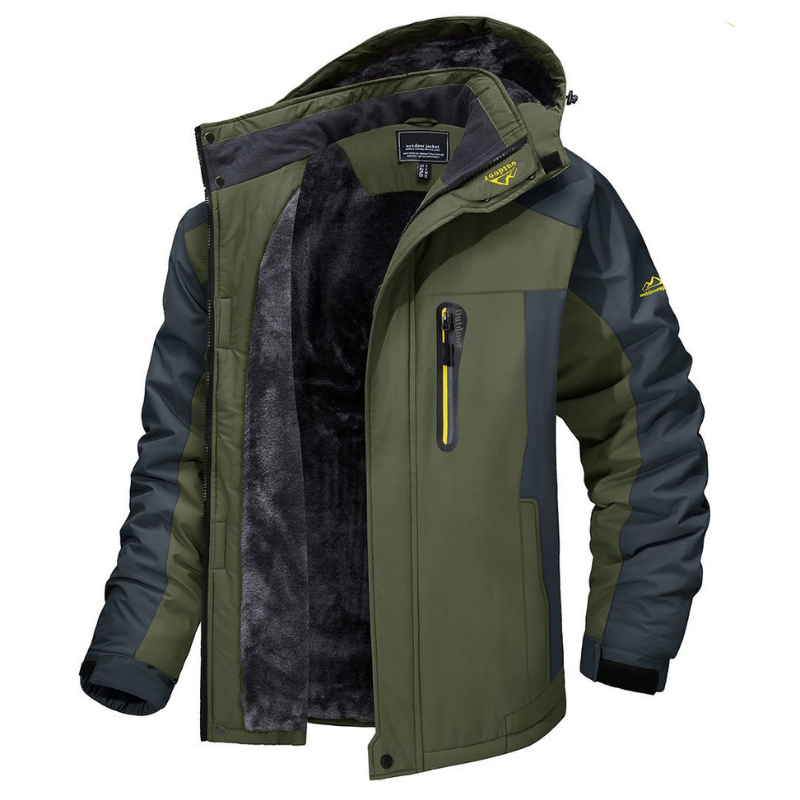 Herren Wintermantel – Gepolsterte Warme Jacke mit Winddichtem Design