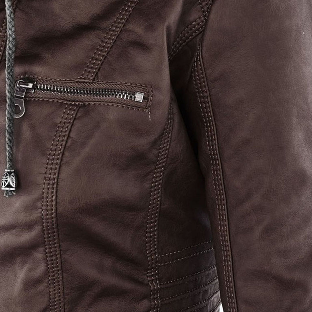 Damenjacke mit Reißverschluss und Kapuze – Moderner Stil & Elegante Details