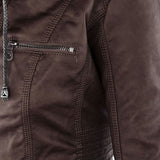 Damenjacke mit Reißverschluss und Kapuze – Moderner Stil & Elegante Details