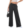Damen-Freizeithose – Bequeme Hose mit weitem Bein und Kordelzug