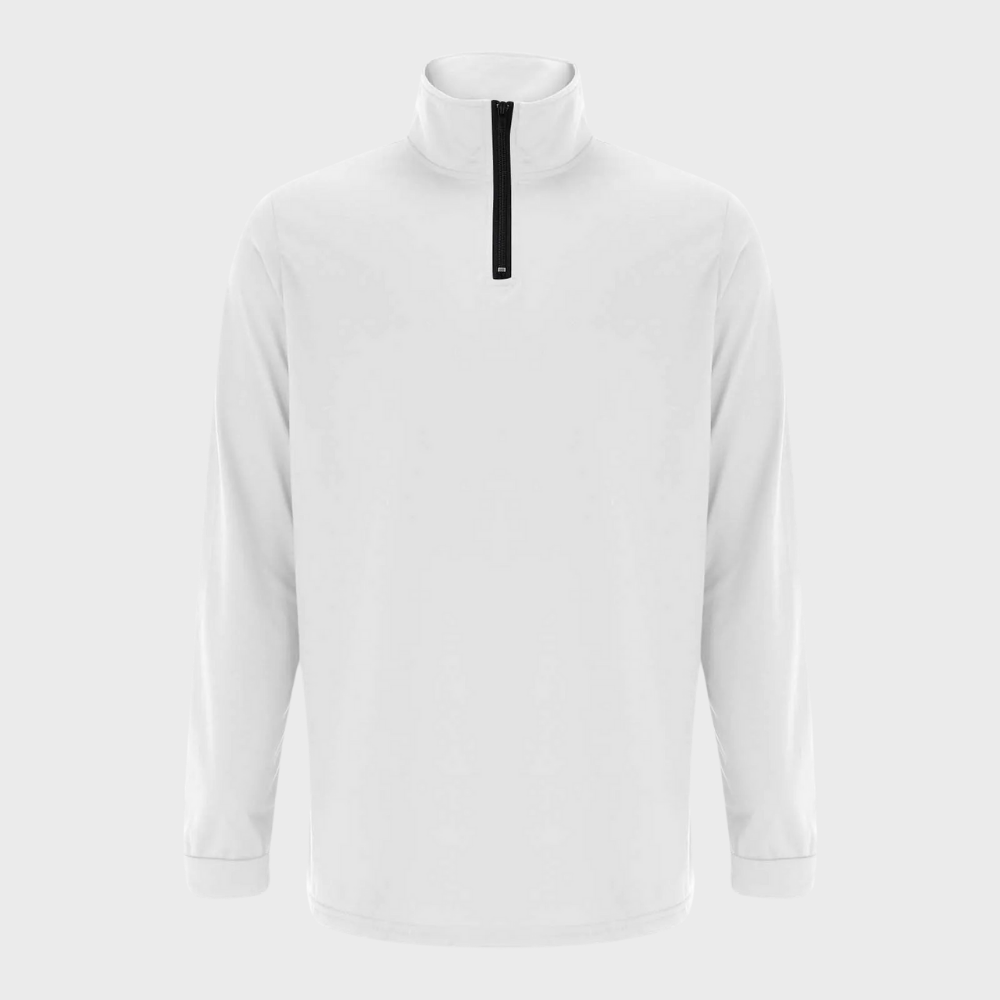 Pull Chaud Homme avec Fermeture Éclair et Col Bas