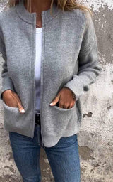 Oversize Strickweste für Damen – Weicher und bequemer Herbstcardigan