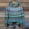 Norwegischer Damen-Kapuzenpullover für den warmen Winter