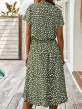 Robe Midi Élégante d'Été pour Femmes