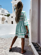 Sommerkleid mit Volants Ibiza im Boho-Stil