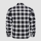 Men's Winter Flannel Vest with Quilted Lining