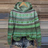Norwegischer Damen-Kapuzenpullover für den warmen Winter