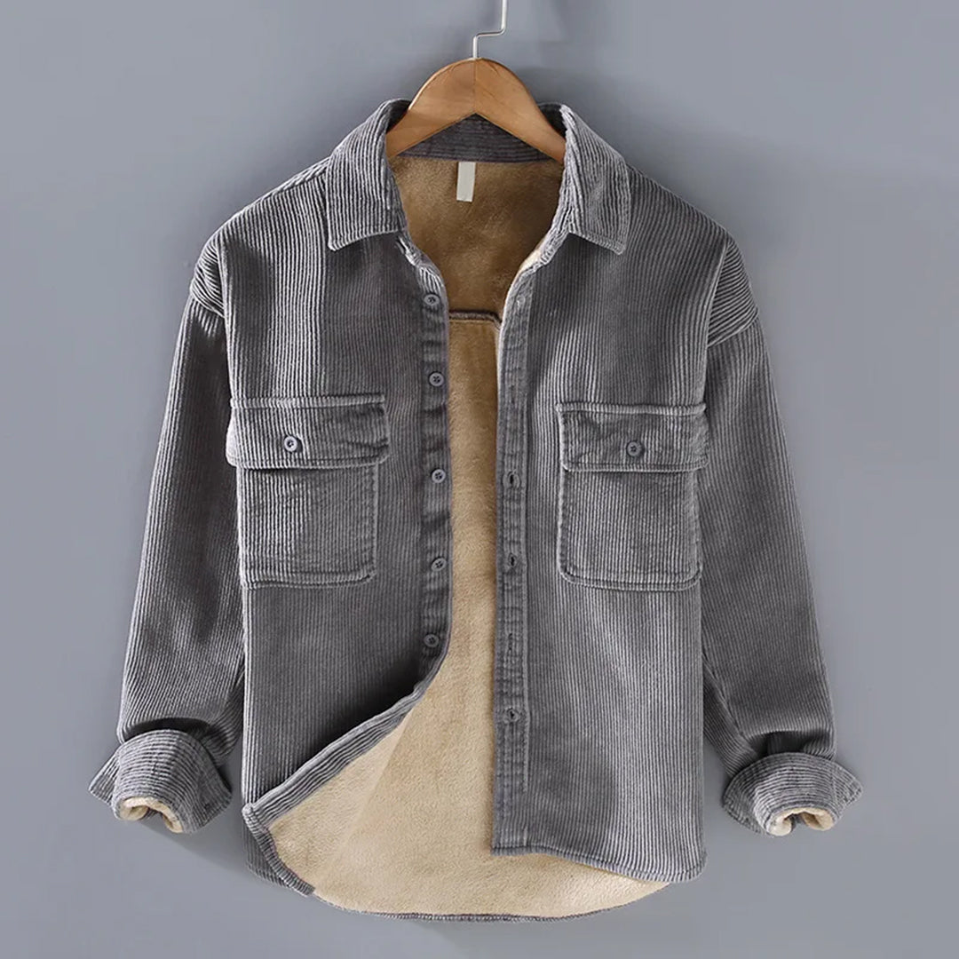 Chemise Matelassée Homme avec Doublure Polaire