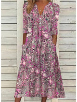 Elegantes Sommerkleid mit Bequemer Bauchbedeckung
