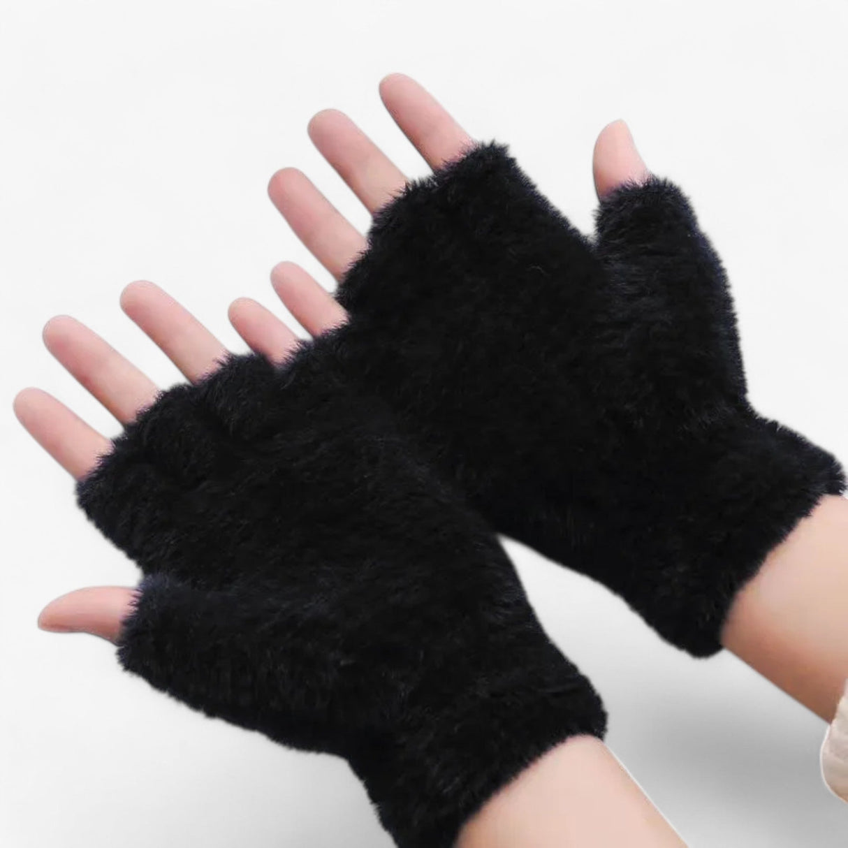 Warme fingerlose Winterhandschuhe – weiche Handschuhe für Damen