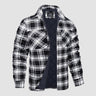 Men's Winter Flannel Vest with Quilted Lining