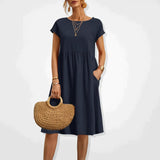 Robe d'Été Élégante pour Femmes Style Empire