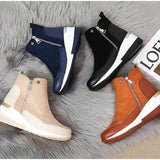 Women's ankle boots – Sporty winter boots with soft lining