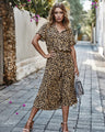 Robe Midi Élégante d'Été pour Femmes