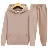 Unisex Kapuzenpullover- und Jogginghosen-Set für Komfort und Stil