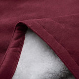 Damen-Wintermantel – Warme Sherpa-Jacke mit Kapuze und Knebelverschluss