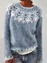 Retro-Pullover mit bequemen Schnitt und elegantem Design