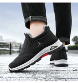 Mocassins d’Hiver Unisexe – Baskets Chaudes Antidérapantes avec Doublure en Fourrure