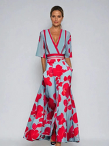 Elegantes Blumenkleid mit bequemer Passform