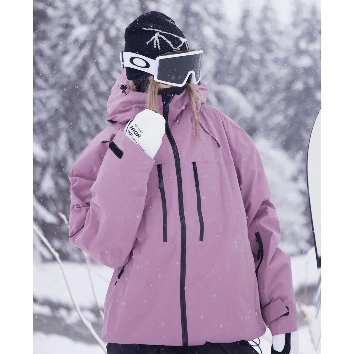 Veste de ski et snowboard unisexe – Manteau d’hiver avec capuche et ventilation