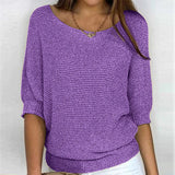 Pull femme confortable et polyvalent en tissu respirant