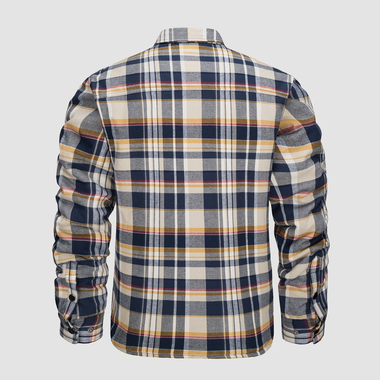 Men's Winter Flannel Vest with Quilted Lining