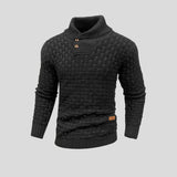 Herren Strickpullover – Warmer Pullover mit Kragen und klassischem Design