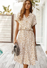 Robe Midi Élégante d'Été pour Femmes