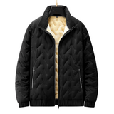 Herrenmantel – Warme Steppjacke im klassischen eleganten Stil