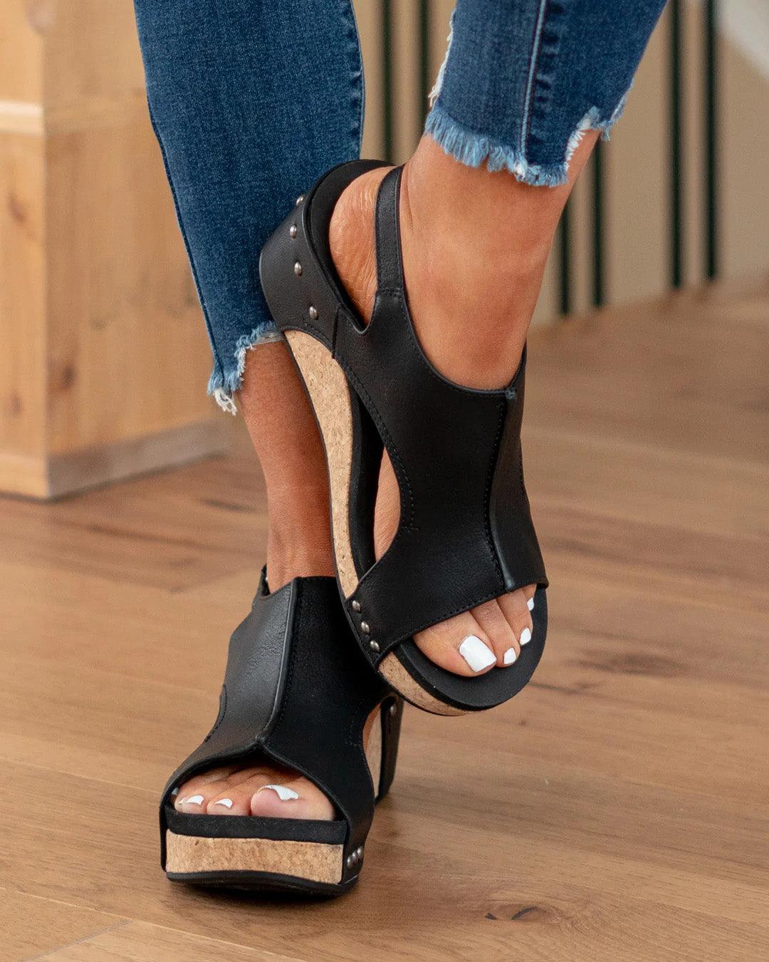 Ergonomische und bequeme Sandalen für Frauen aus veganem Leder