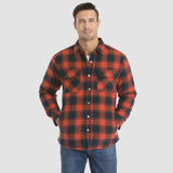 Men's Winter Flannel Vest with Quilted Lining