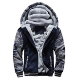 Men's Warm Hoodie Jacket – Comfortable Lined Winter Coat with Hood