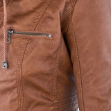Damenjacke mit Reißverschluss und Kapuze – Moderner Stil & Elegante Details