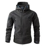 Softshell-Jacke Herren – Wasserdichte Outdoor-Jacke mit Kapuze und Taschen