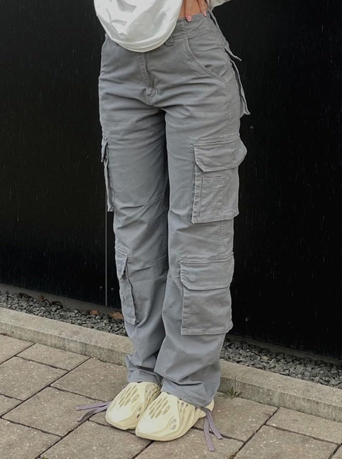 Damen Cargo-Hose – Bequeme Streetwear-Hose mit Taschen-Details