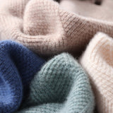 Herrenpullover uni – Weicher Strickpullover mit dezentem Muster