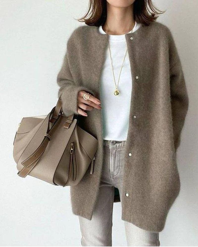 Gilet en Laine et Mohair pour Femmes