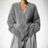 Damen Oversize Strickweste – Weich, Warm und Luxuriös