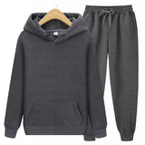 Unisex Kapuzenpullover- und Jogginghosen-Set für Komfort und Stil