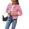 Women's denim jacket – Regular fit, button closure and long sleeves