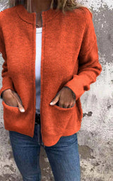 Oversize Strickweste für Damen – Weicher und bequemer Herbstcardigan