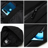 Manteau d’Hiver Homme avec Capuche – Long Manteau Stylé et Fonctionnel