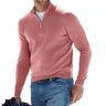 Pull col V homme en coton mélangé doux - Style intemporel et confort