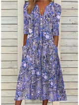 Elegantes Sommerkleid mit Bequemer Bauchbedeckung