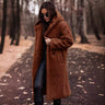 Langer warmer Mantel für Damen Herbst – Weich, elegant und bequem