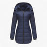 Doudoune Femme Légère – Manteau d’Hiver Matelassé avec Capuche