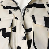 Blouson bomber d'été court pour femmes avec poches et col montant