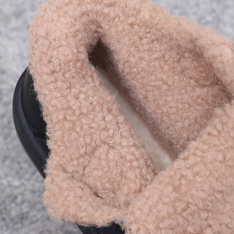 Chaussures d’Hiver Homme – Chaussures Extérieures Décontractées Chaudes et Rembourrées