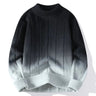 Herrenpullover mit Farbverlauf – Moderner Rundhalspullover aus Strick